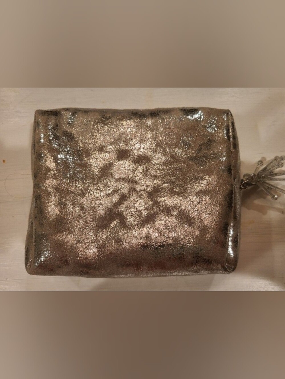 M.A.C. Silver Makeup Bag